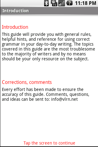 Grammar Guide