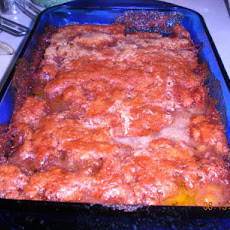 Upside-Down Fresh Peach Cobbler