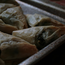 Spinach Phyllo Triangles