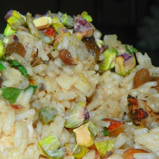 Golden Saffron and Cardamom Spiced Chicken & Rice Pilau