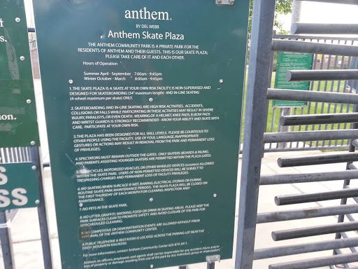 Anthem Skate Plaza