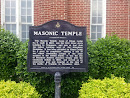Masonic Temple Marker
