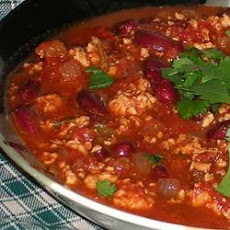Sarah's Spicy Turkey Chili