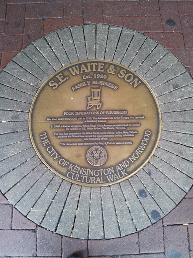 S.E Waite & Son Plaque