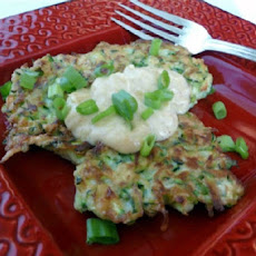 Zucchini Parmesan Latkes