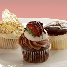 Chocolate Cupcakes with Chocolate Mascarpone Filling and Zinfandel Buttercream