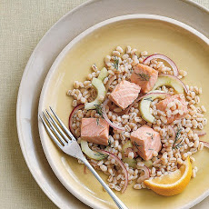 Salmon and Barley Salad