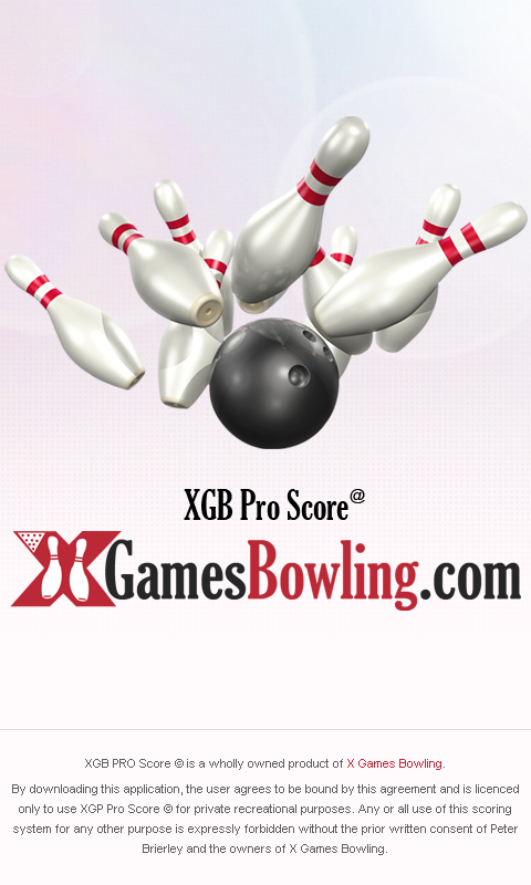 Android application X Games Bowling screenshort