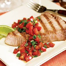 Grilled Tuna Steak with Fresh Salsa