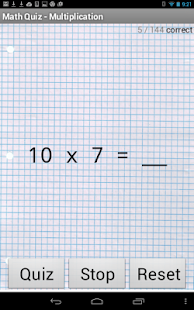How to install Multiplication - Math Quiz lastet apk for pc
