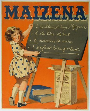 Maizena vintage poster