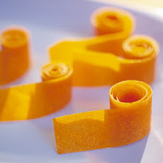 Apricot Fruit Leather Rolls