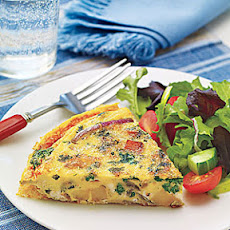 Spinach, Onion and Potato Frittata