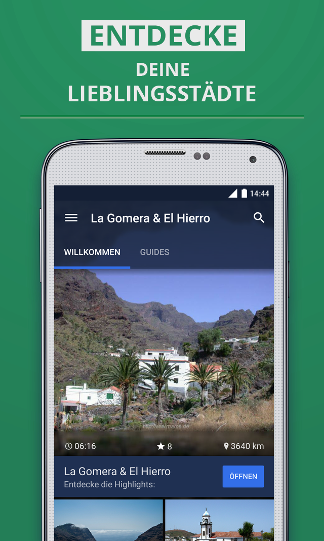 Android application La Gomera Premium Guide screenshort