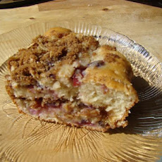 Cherry Ripple Sour Cream Coffee Cake