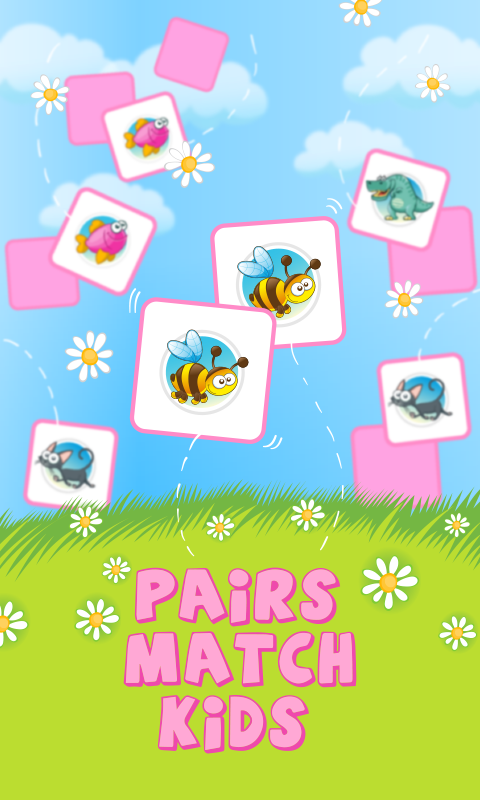 Android application Pairs Match Kids screenshort