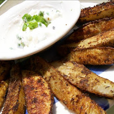 Cajun Fries With Dipping Sauce