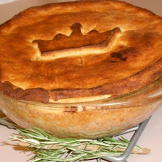 Chicken Pot Pie with Biscuit Crust