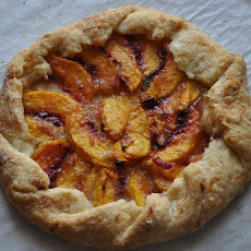Mini Rustic Peach Tart