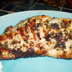 Marinated Grilled Chicken With White Wine, Garlic and Lemon