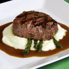 Grilled Tenderloin with Potato Puree