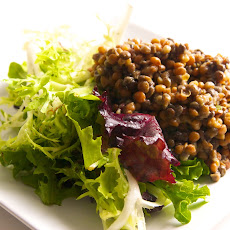 Lemon Thyme Lentils with Mesclun Greens