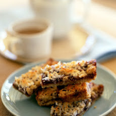 Oatmeal Coconut Raspberry Bars