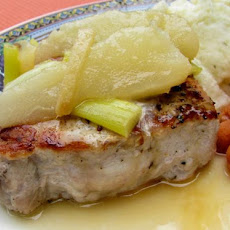 Pork Chops With Ginger Pear Sauce