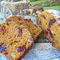 Orange-Cranberry-Date Pumpkin Cake