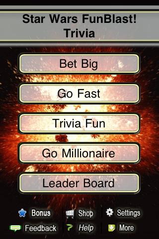 Star Wars FunBlast Trivia LT