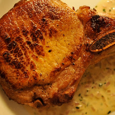 Cider Brined Pork with Calvados, Mustard and Thyme