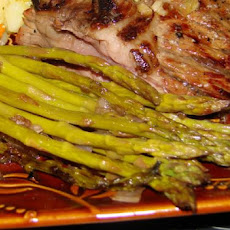 Grilled Asparagus W/ Balsamic Vinaigrette