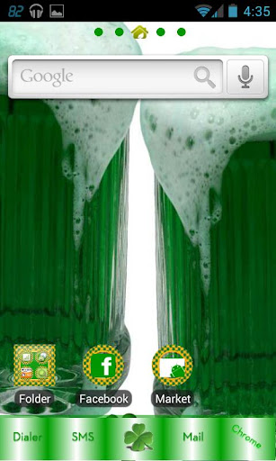 【免費個人化App】St. Patrick Theme (go launcher-APP點子