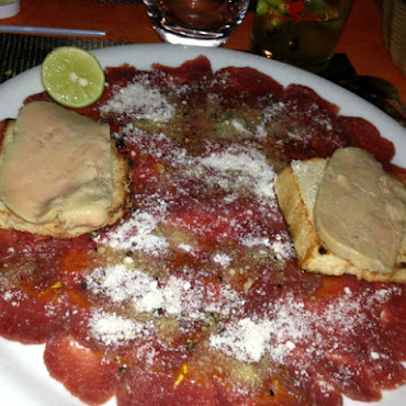 Carpaccio de Bœuf & Terrine de Fois Gras et ses Toasts