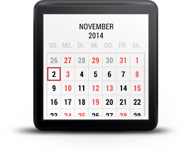 Kalender Für Android Wear