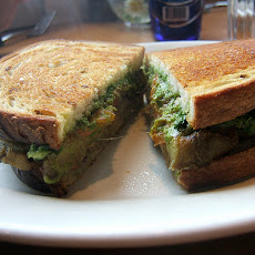 Pesto Eggplant Sandwich