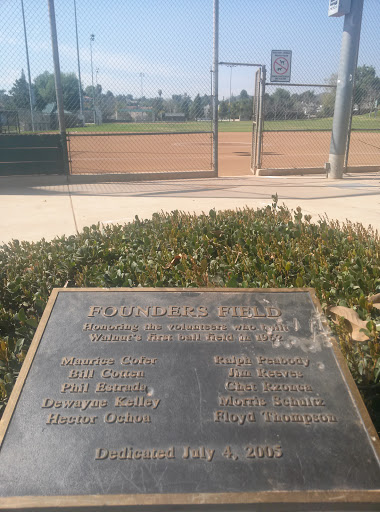 Founders Field Plaque