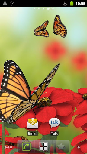 【免費個人化App】Butterflies 3D Live Wallpaper-APP點子