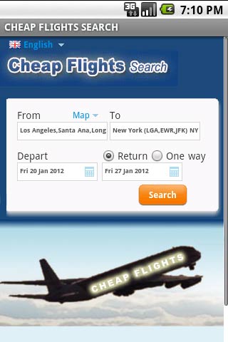 Cheap Flights Search