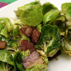 Wilted Brussels Salad