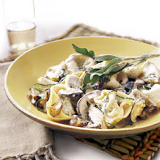 Tortelloni with Mushroom-Sage Sauce