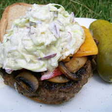 Amy's Dill Pickle and Lettuce Hamburger 