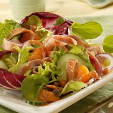 Ham Salad with Hot Peanut Dressing