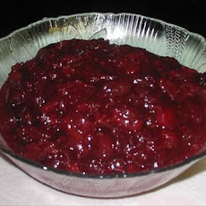 Cranberry Port Sauce With Banana Peppers