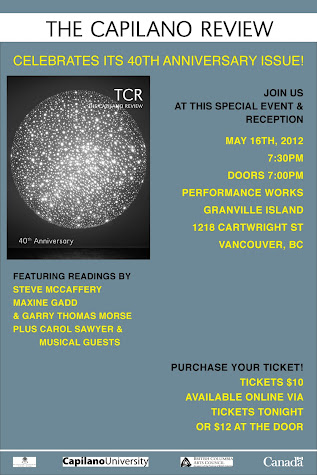 TCR's 40th anniversary special event and reception -- May 16