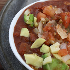 Crockpot Vegetarian Chili with Chocolate