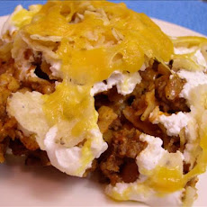 End-Zone Enchilada Casserole