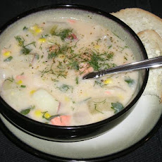 Hearty Salmon Chowder - American