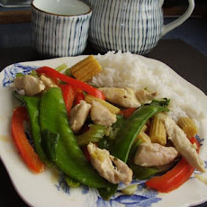 Chicken and Sugar Snap Stir-fry