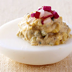 Garam Masala Deviled Eggs